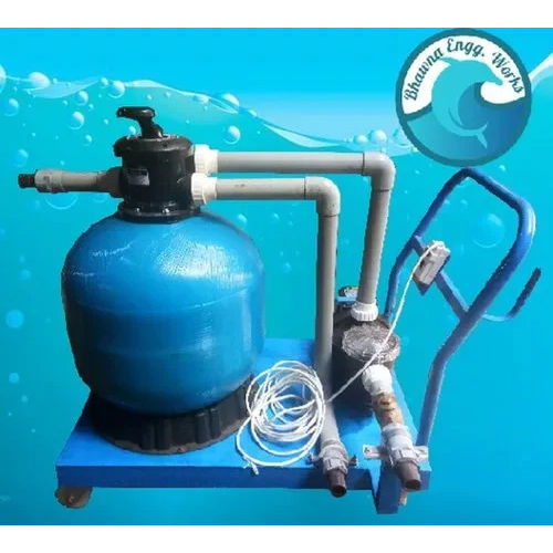 Blue Suction Sweeper With Sand Filter