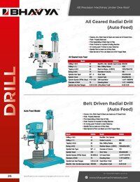 All Geared Radial Drilling Machine