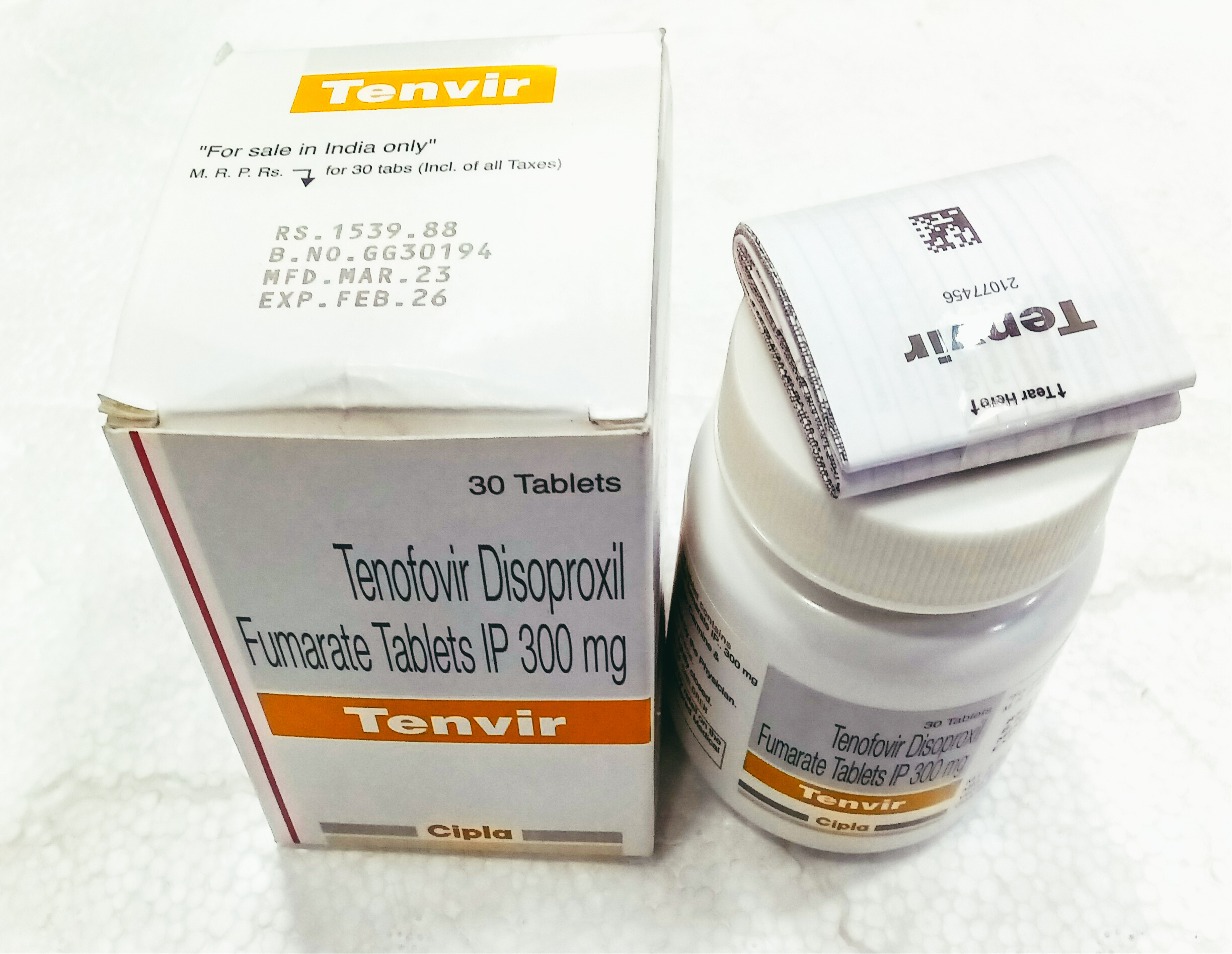 Tenvir 300mg Tablet