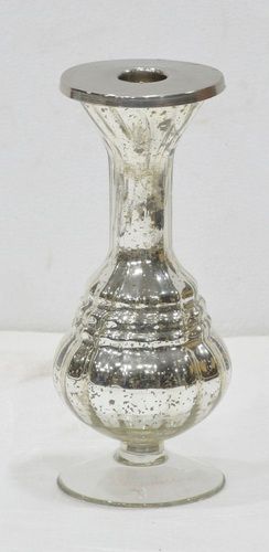 Silver Antique Decorative Candle Holder