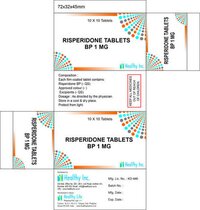 Risperidone Tablet 1mg - Drug Type: Generic Drugs