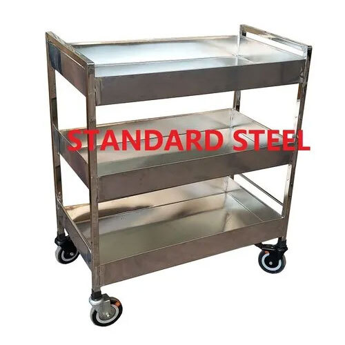 Stainless Steel Lab Equipment Trolley