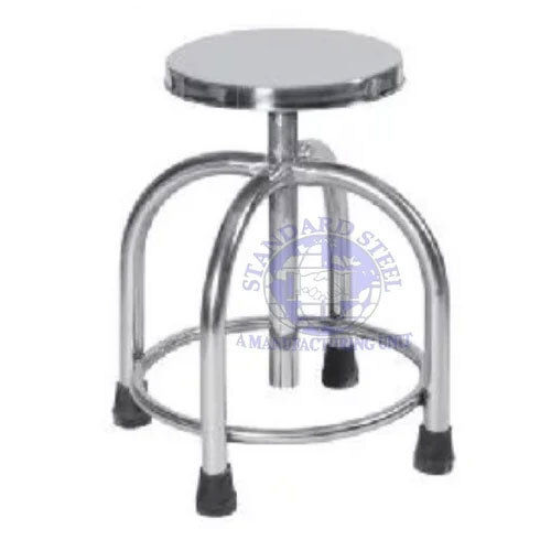 Stainless Steel Patient Revolving Stool
