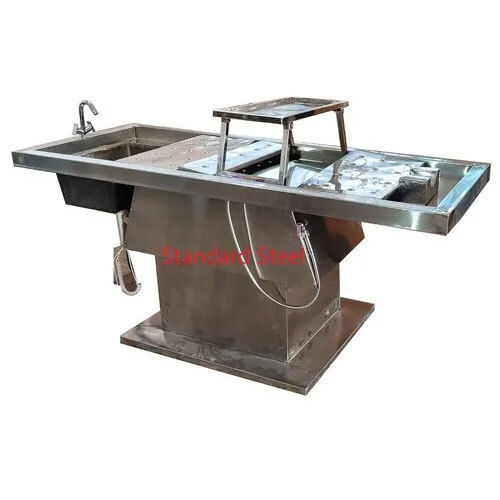 Electro Hydraulic Autopsy Postmortem Table