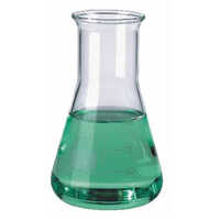 Laboratory Conical Flask - Borosilicate Glass, 0.5l Capacity, 150mm Height X 90mm Diameter | Transparent, Durable, High Temperature Resistant Up To 500â°c