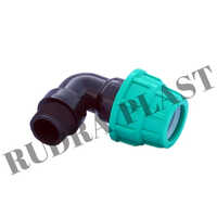 Elbow Threaded Adapter - Hdpe, 20mm To 110mm Size Range, Black Color, 5-25mm Thickness, Male Connection Type, Cold-drawn Design, Warranty Included
