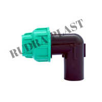 Pp Female Elbow - 90 Degree Angle, Size 20mm To 110mm, Black Color, Thickness 5-10mm, Warranty Included