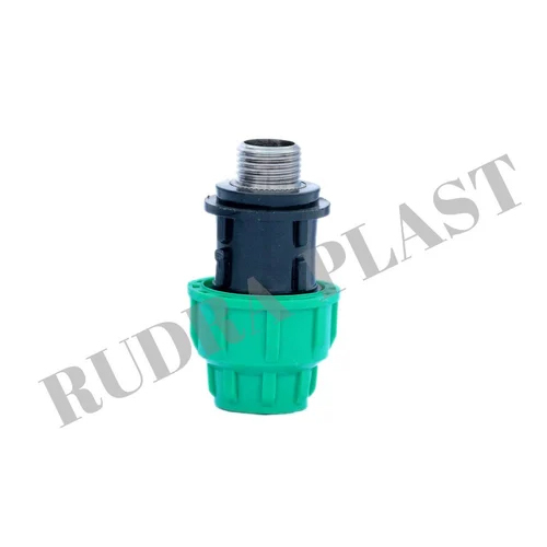 Balck Brass Male Threaded Adapter