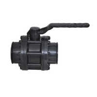 Hdpe Irrigation Ball Valve - High Pressure, 20-250 Mm Size Range, Black | Durable Plastic For Water Flow Control In Agricultural Systems