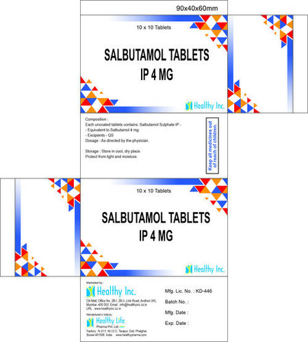 Salbutamol tablet 4mg