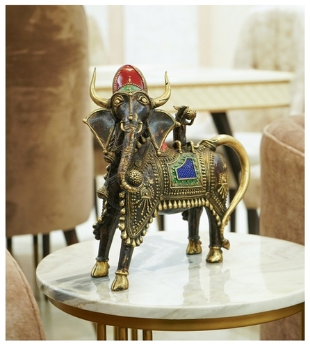 Brass Antique Shiv Nandi