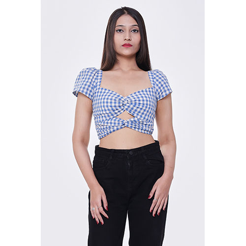 Multicolor Butterfly Crop Top