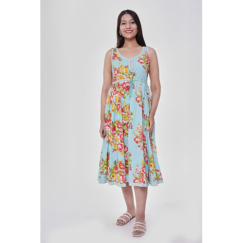 Washable Floral Spring Dress