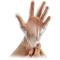 Transparent Free Size Plastic Gloves