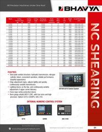 NCS Shearing Machine