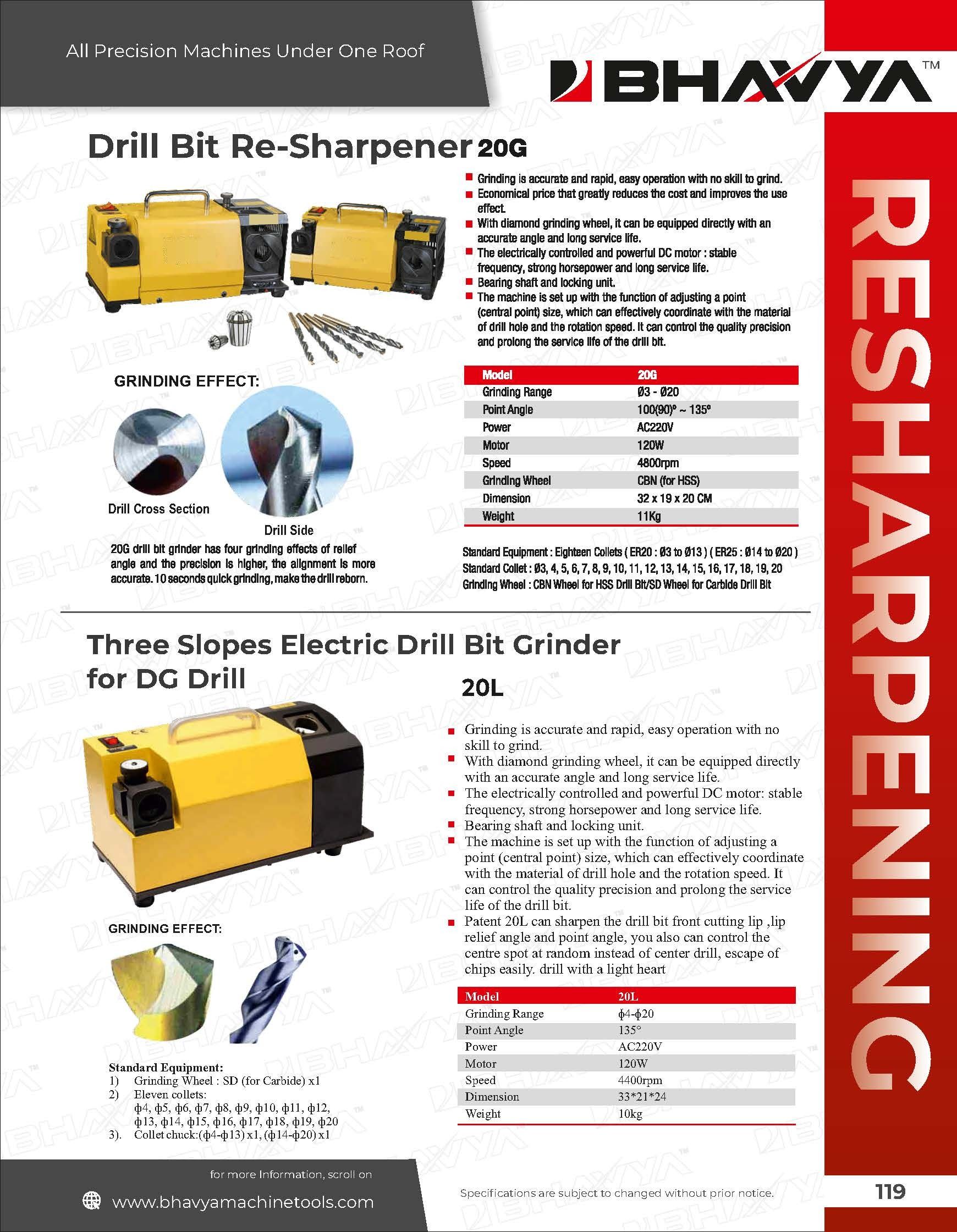 Drill Bit Re-Sarpener Machine