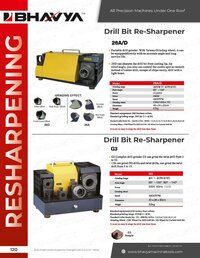 Drill Bit Re-Sarpener Machine