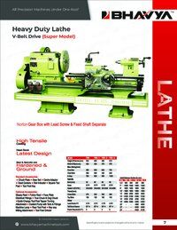 Max Series V-Belt Drive Lathe Machine