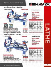 Max Series V-Belt Drive Lathe Machine