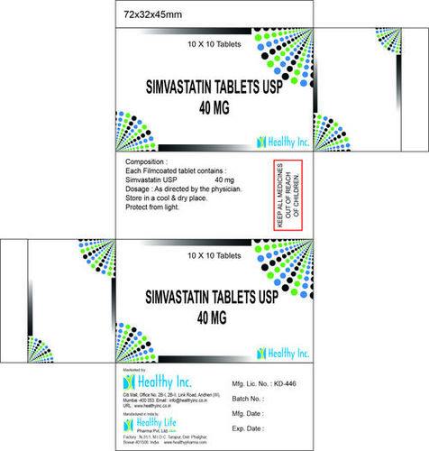 Simvastatin tablet 40mg