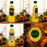 Flasio - First Class Refined Fractionated Blend Of Olive, Flaxseed & Sunflower Oils | High Purity, Versatile Culinary Companion