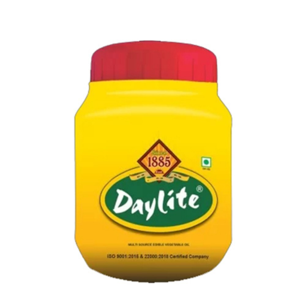 Daylite Multi Source Edible Vegetable Ghee Jar - Refined Fractionated Oil, High Purity for Cooking, Frying, Baking & Topping Dishes