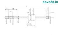 12mm Ball Screw Rod SFU1204