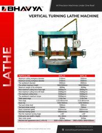 Double Column Vertical Lathe Machine