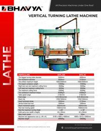 Double Column Vertical Lathe Machine