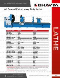 HST-H Series Extra Heavy Duty Lathe Machine