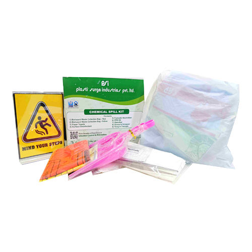 Different Available Disposable  Chemical Spill Kit