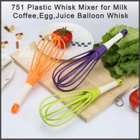 PLASTIC WHISK MIXER FOR MILK,COFFEE,EGG,JUICE BALLOON WHISK