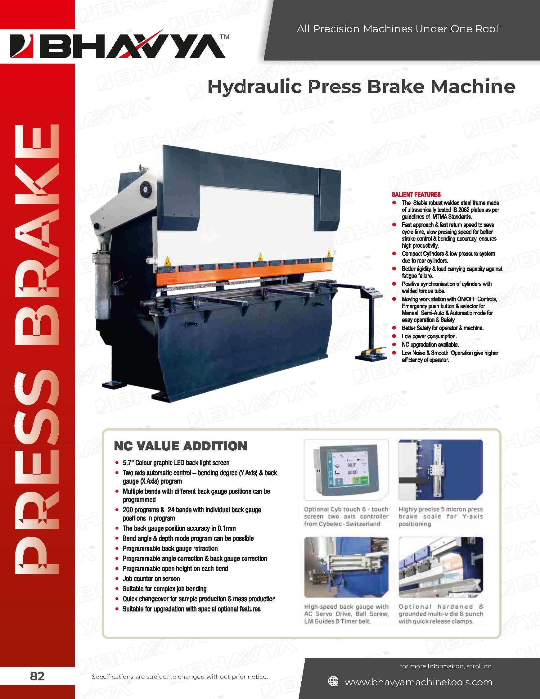 Hydraulic Press Brake Machine