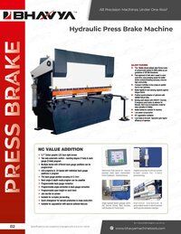 Hydraulic Press Brake Machine