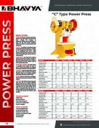 C Type Power Press Machine