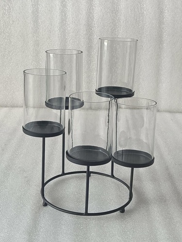 Iron Metal Candle Holder