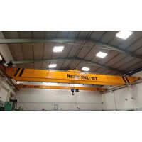 Crane Girder - Stainless Steel, 40-60 Feet Max Height, Electric, Yellow | Variable Speed Control, 10 Ton Load Capacity, Electromagnetic Brake System, 15 M/min Travel Speed, Integrated Emergency Stop