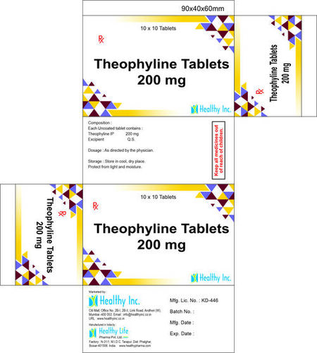 Theophylline Tablets 200 Mg at Best Price in Mumbai | Healthy Inc.