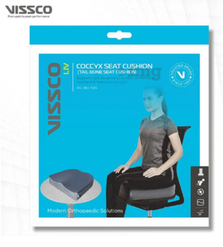 Vissco Orthopaedic Coccyx Pillow (Pc No:1123)(Universal)