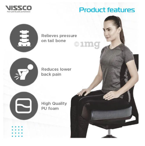 Vissco Orthopaedic Coccyx Pillow (Pc No:1123)(Universal)