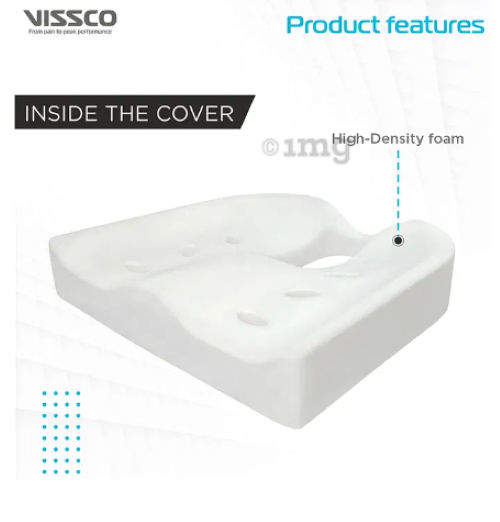 Vissco Orthopaedic Coccyx Pillow (Pc No:1123)(Universal)