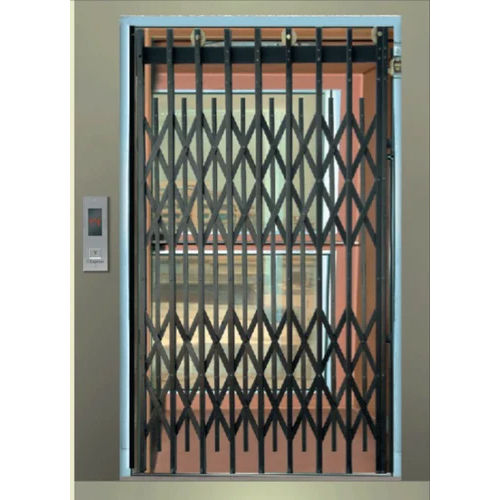 Stainless Steel Metal Elevator Collapsible Door