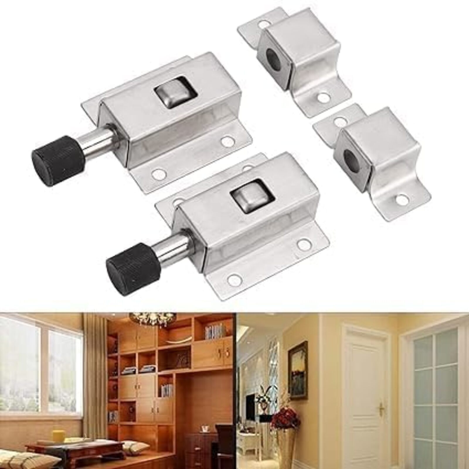 STAINLES STEEL DOOR SPRING LOCK