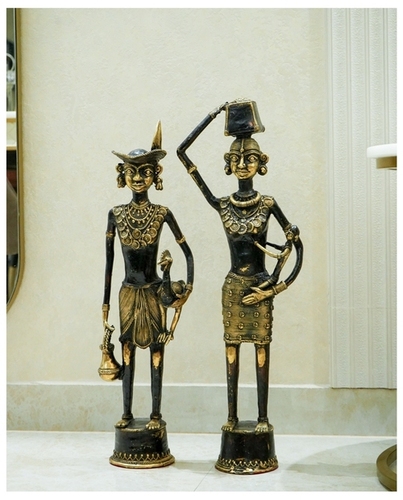 Brass Antique Finish Tribal Madia Madin
