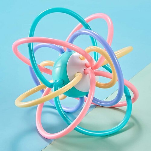 MOTHERLY BABY TEETHER TUBE RATTLE LOOPI TOY