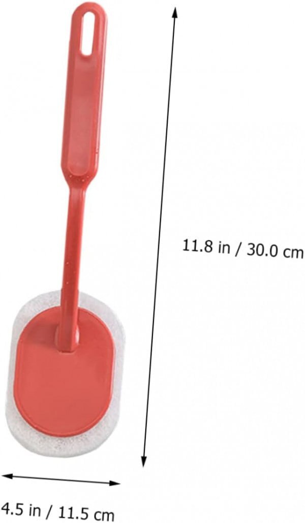 BATHROOM LONG HANDLE SPONGE TOILET BRUSH