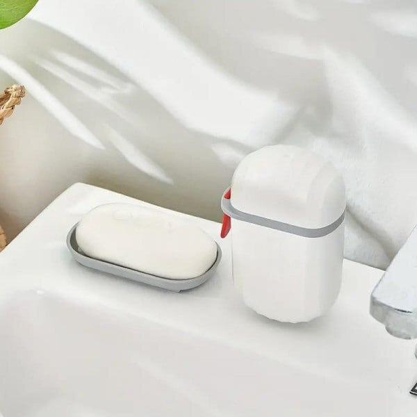 TRAVEL PORTABLE SOAP BOX WITH DISH