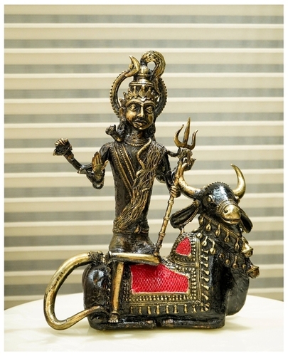 Shiv Nandi Handmade Recycled Brass Antique Finish