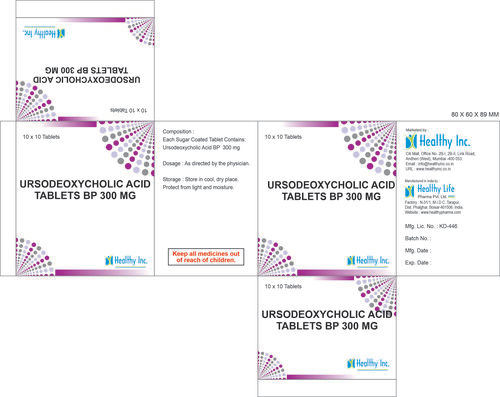 Ursodeoxycholic acid tablet  300mg