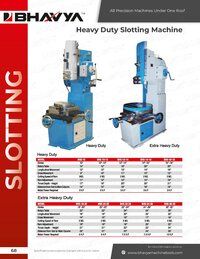 Heavy Duty Slotting Machine